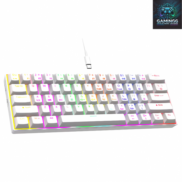 Clavier Mécanique Gaming RK61 60% Compact – Le compagnon indispensable pour les gamers exigeants