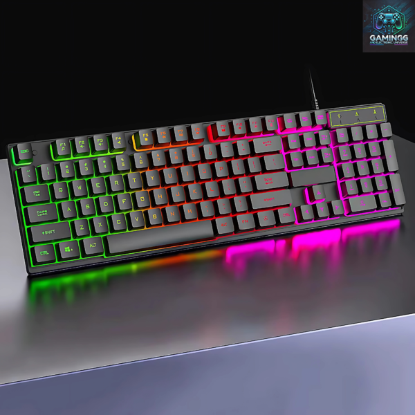 Clavier Gaming 104 Touches RVB – Polyvalence, performance et confort pour une expérience de jeu ultime