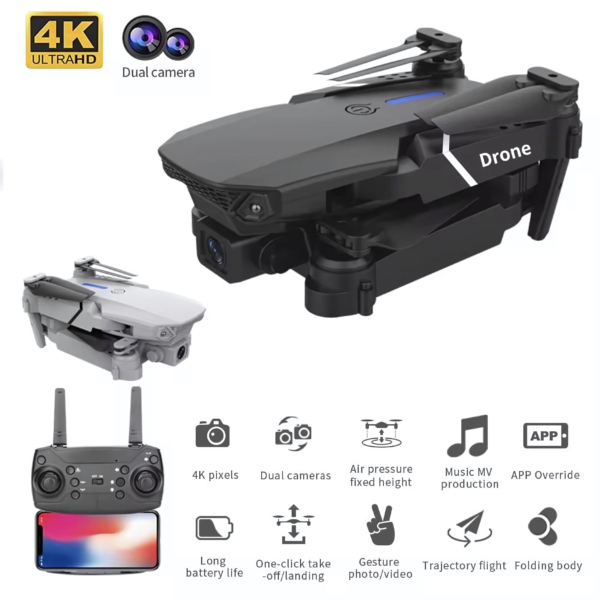 Drone 4K Ultra HD – Capturez l’instant, dominez le ciel